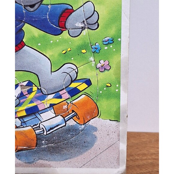 Lot of 1980's Frame Tray Puzzle Golden Pound Puppies Sesame Street Horse Kids - Picture 9 of 16